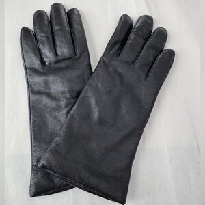 Lands End, Sheepskin Leather, Cashmere Lined, EZ Touch, Ladies Gloves, Small